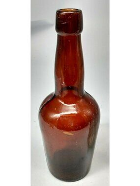 Vintage American Bottle Company Amber Beer Bottle 1910-1916
